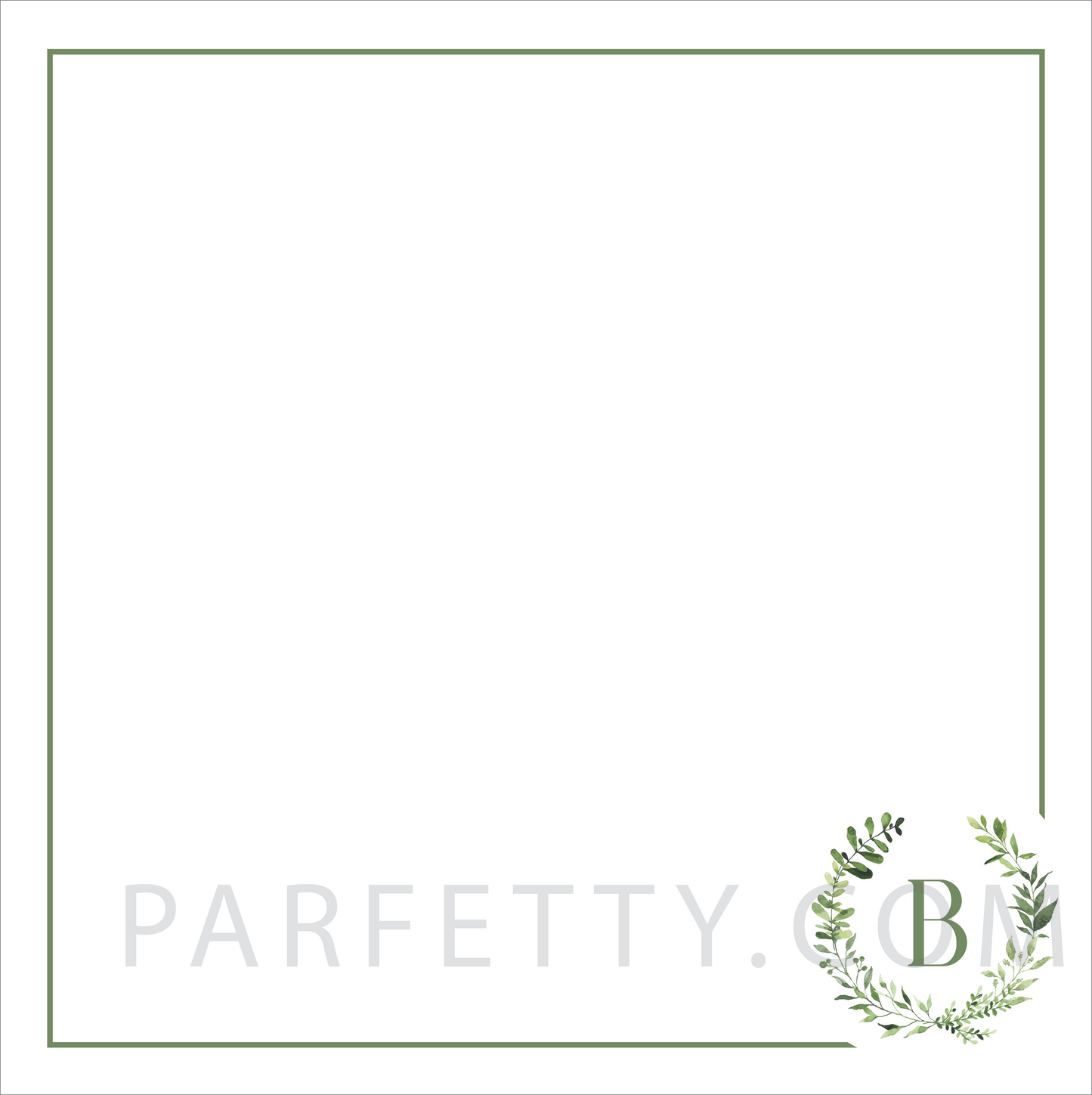 Green Wreath Placemat