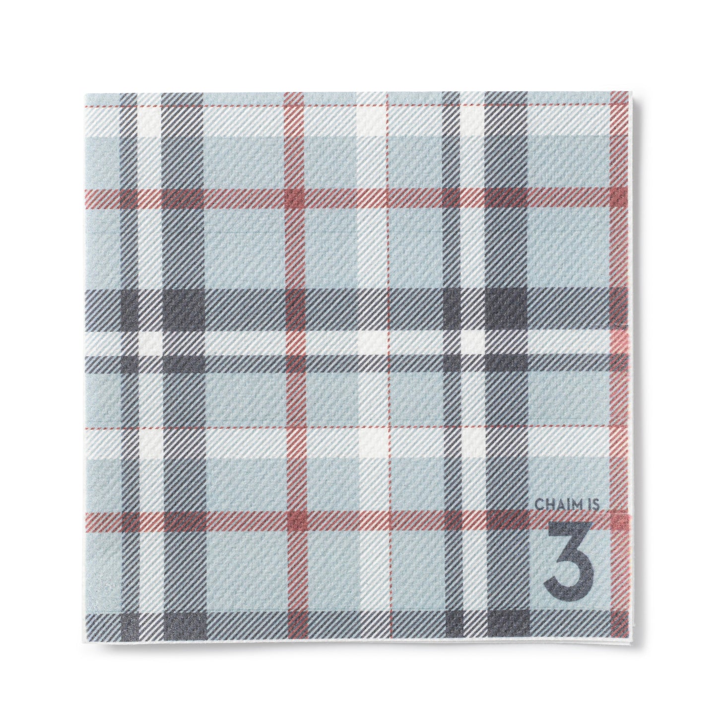 Navy Plaid Napkin