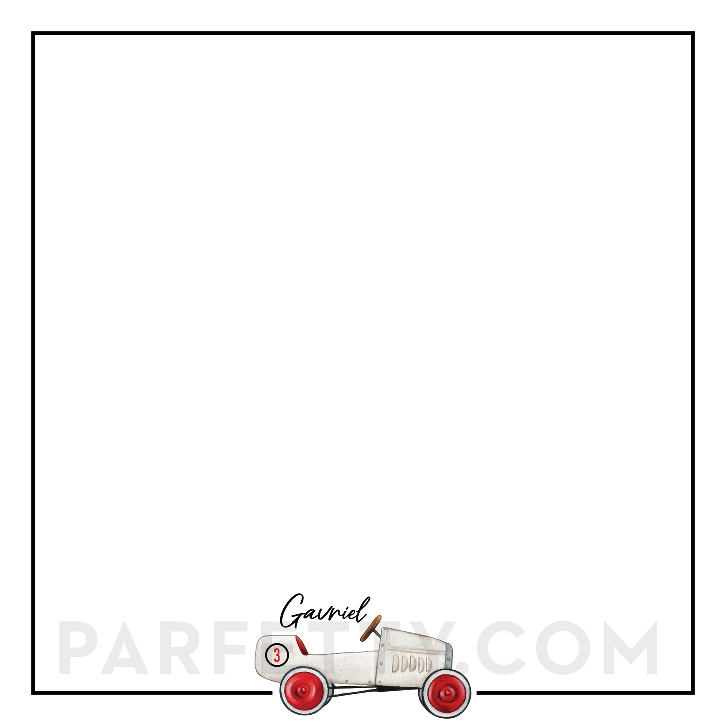 Race Car Placemat