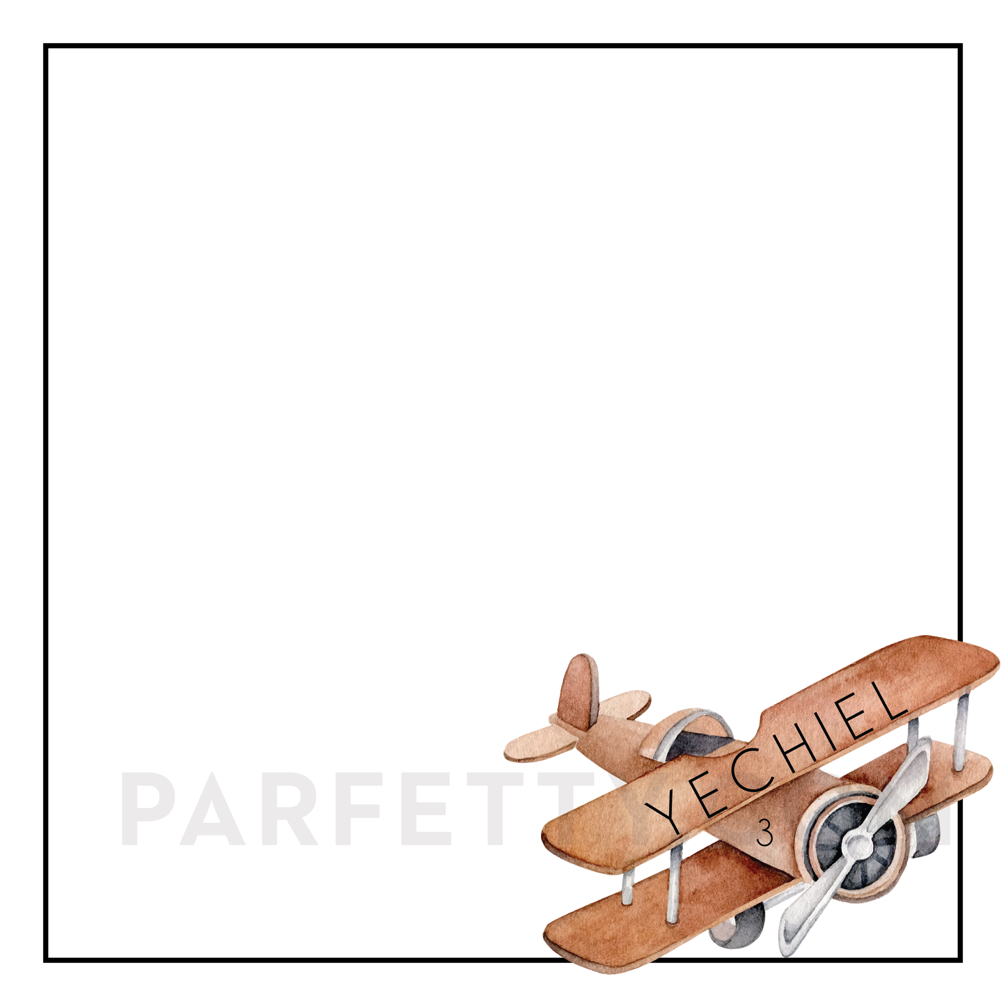 Retro Plane Placemat