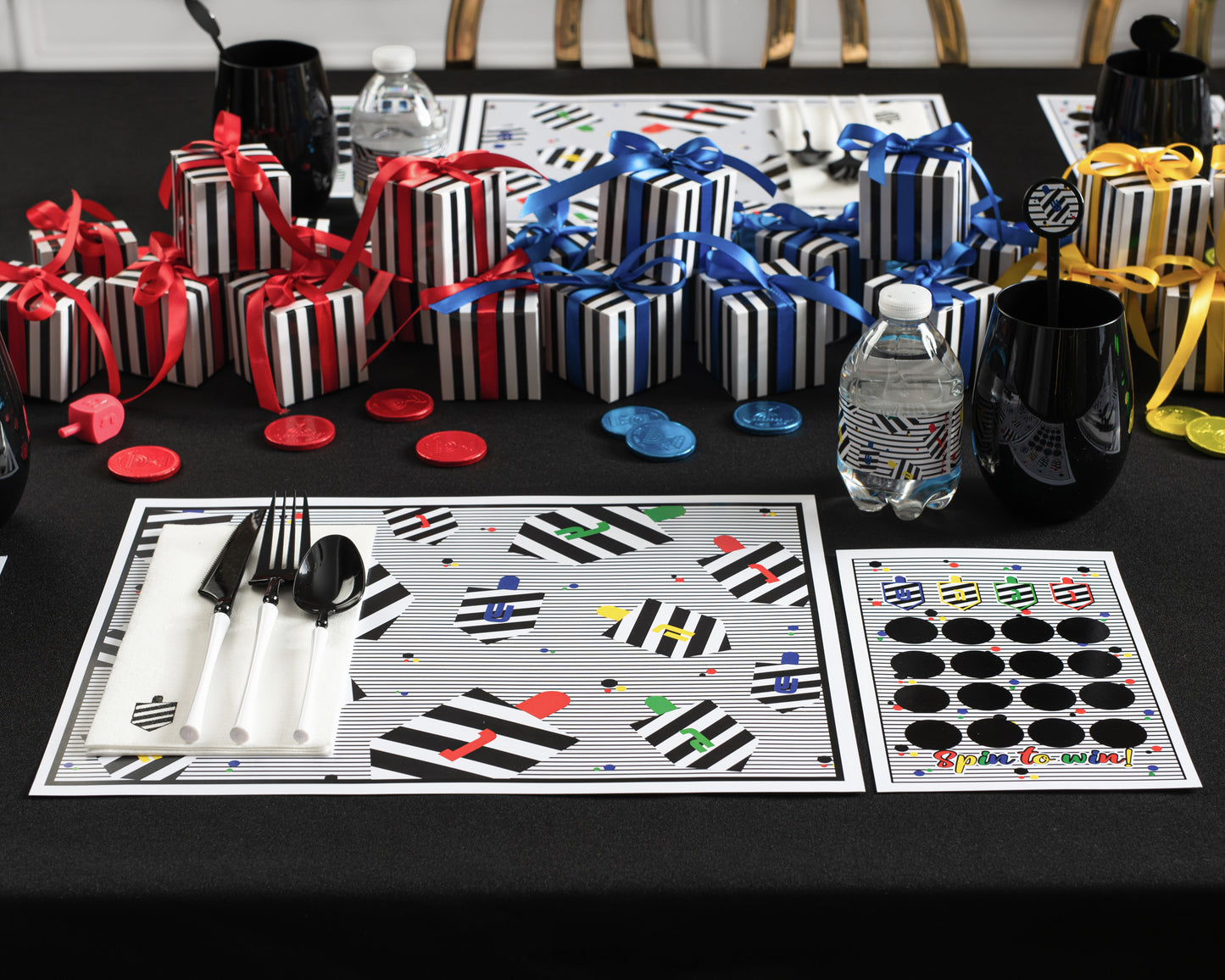 Geometric Dreidel Placemat