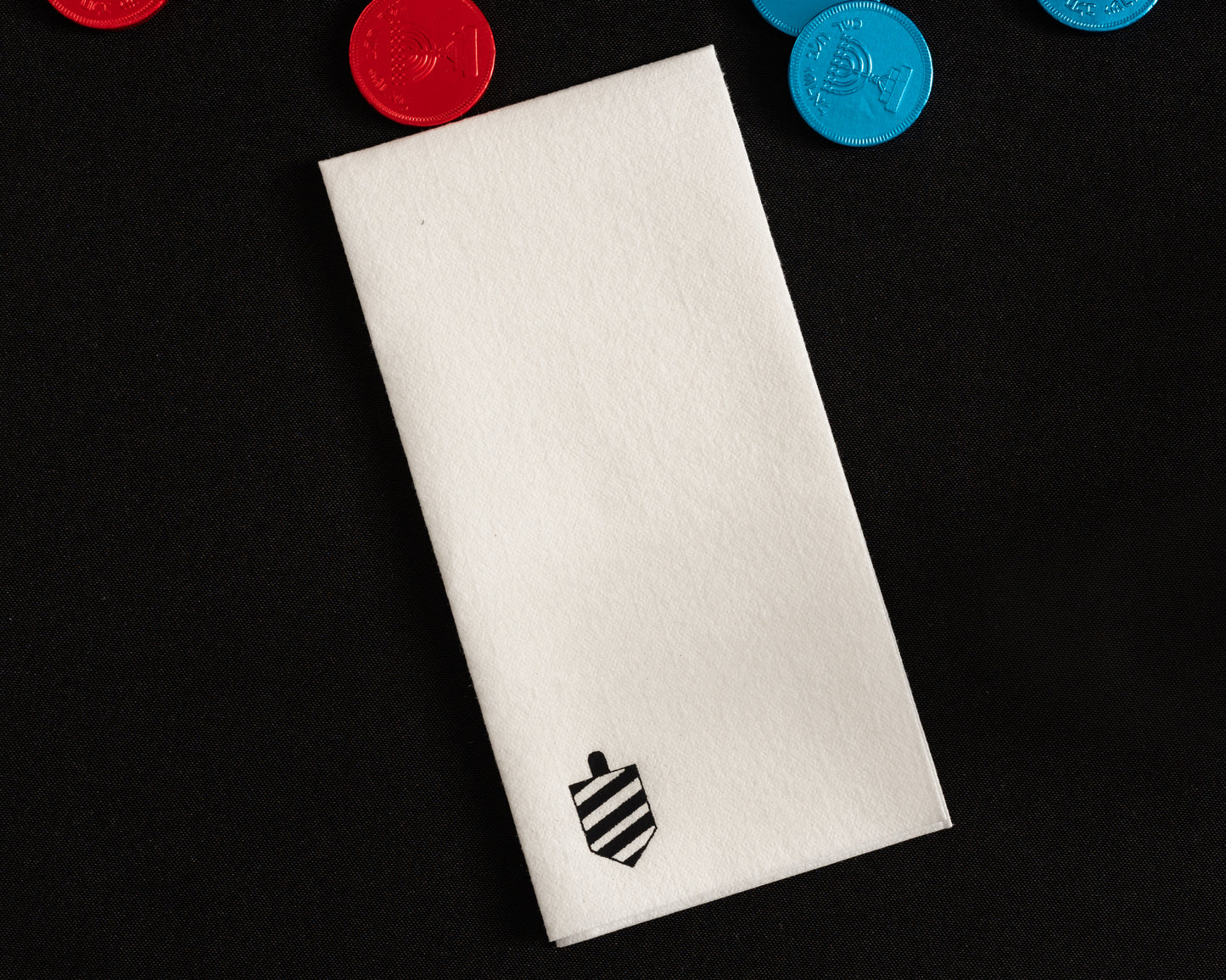 Geometric Dreidel Napkins