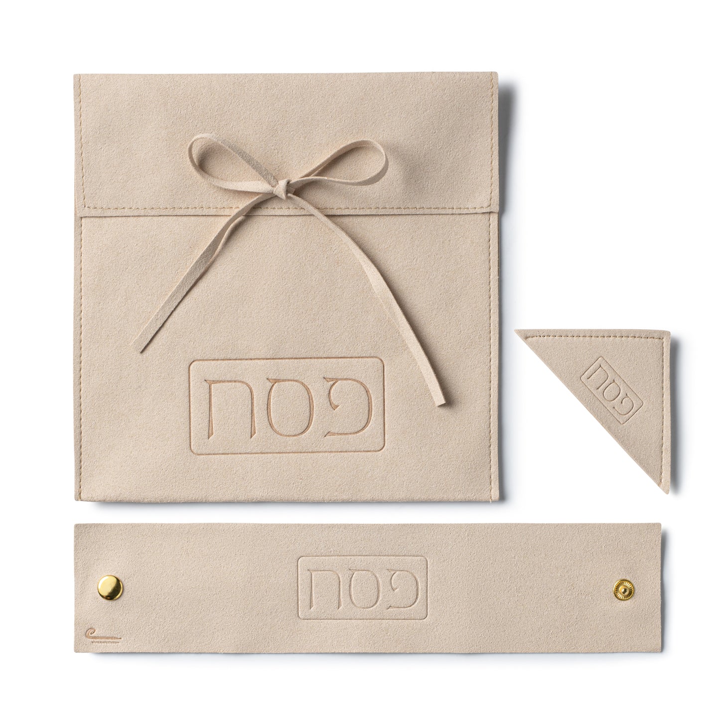 Suede Seder Set