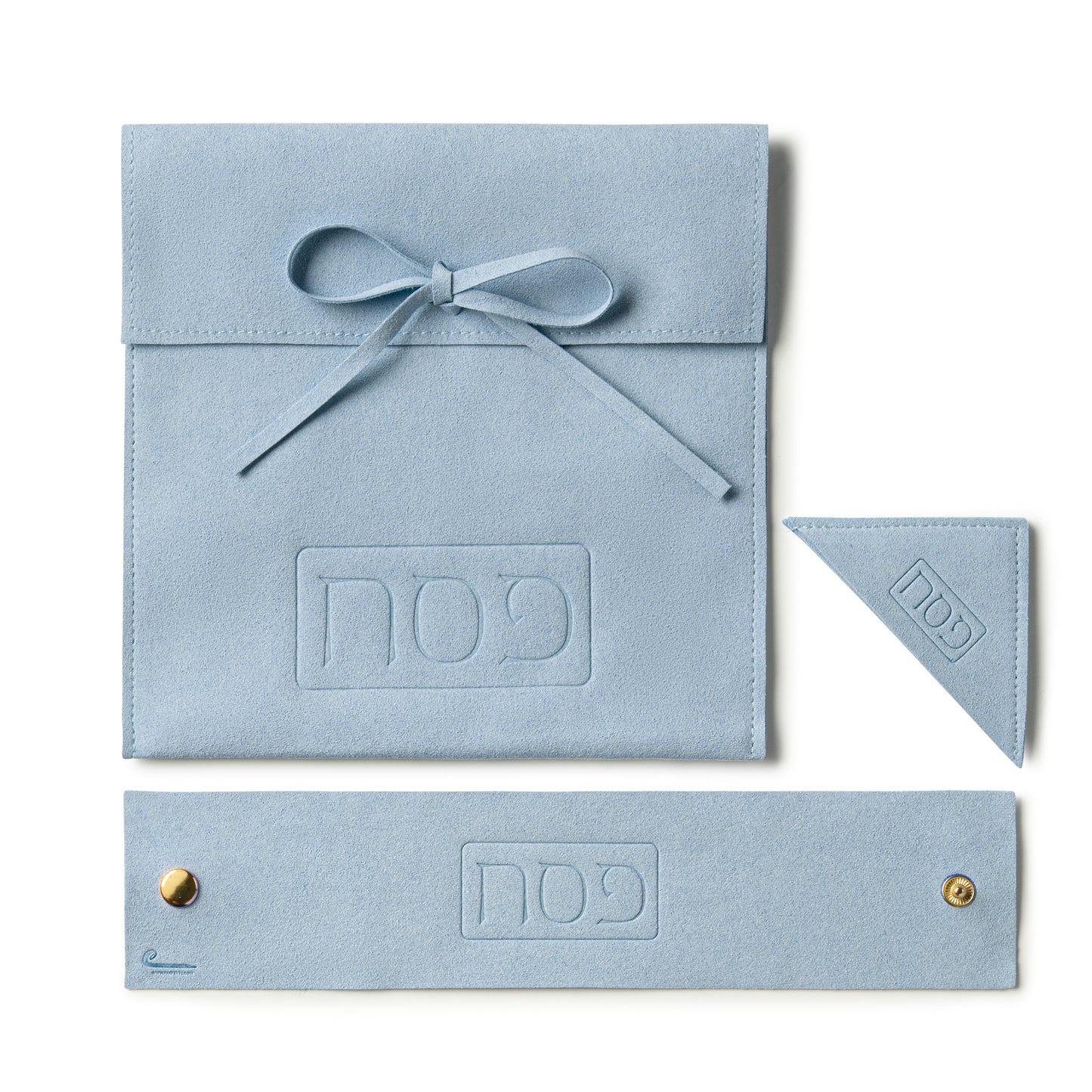 Suede Seder Set