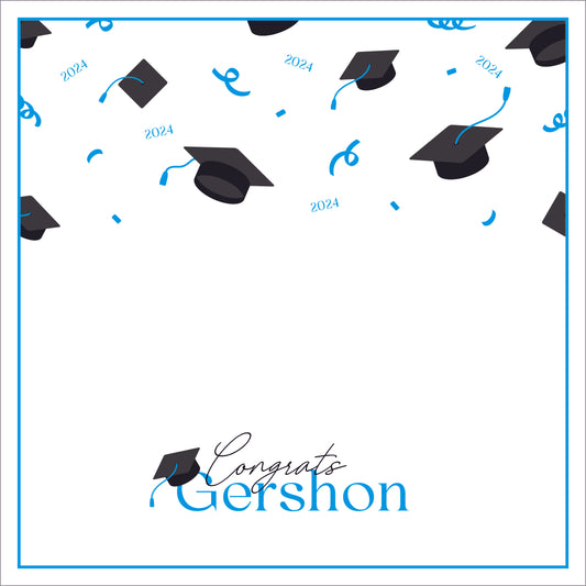 Grad 25 Placemat - Blue