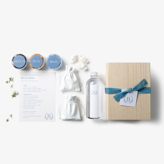Blue Initial Wood