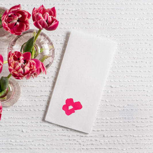 Pink Peony Napkin
