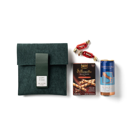 Navy Corduroy Pocket