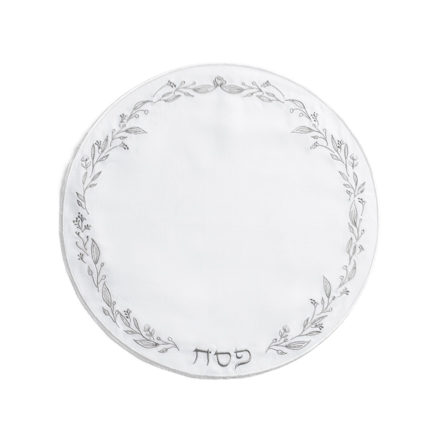 Classic Embroidered Chargers - Silver