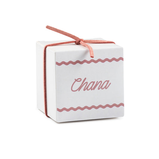Mauve Scalloped Favor