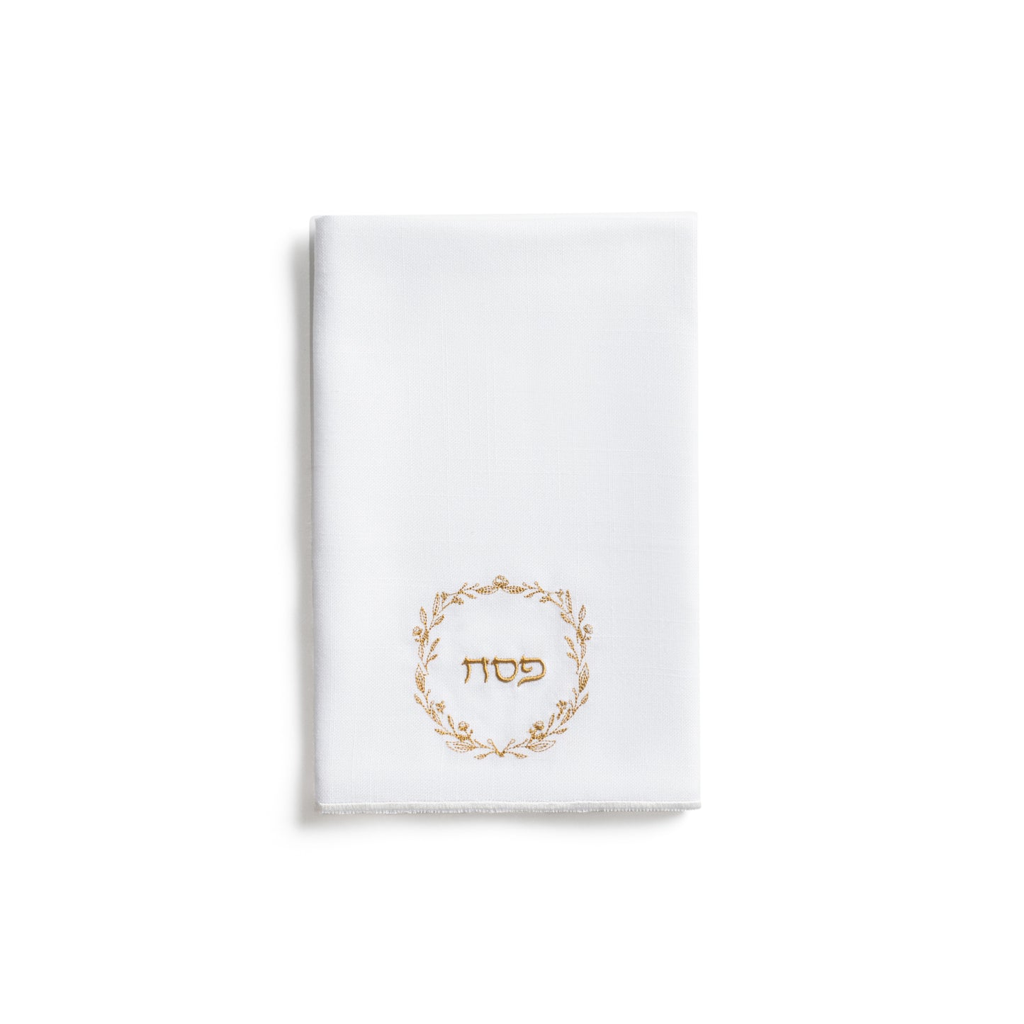 Classic Embroidered Napkin - Gold