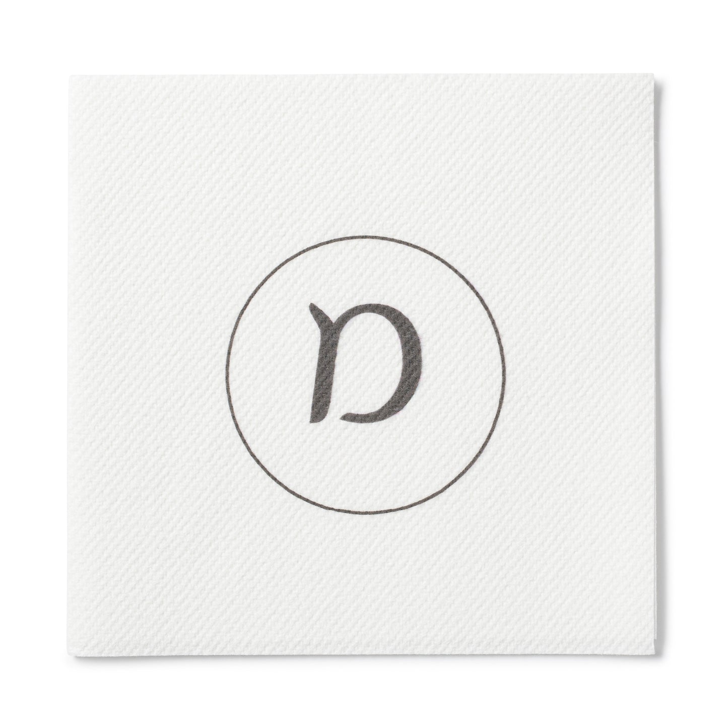 Hebrew Initial Napkin