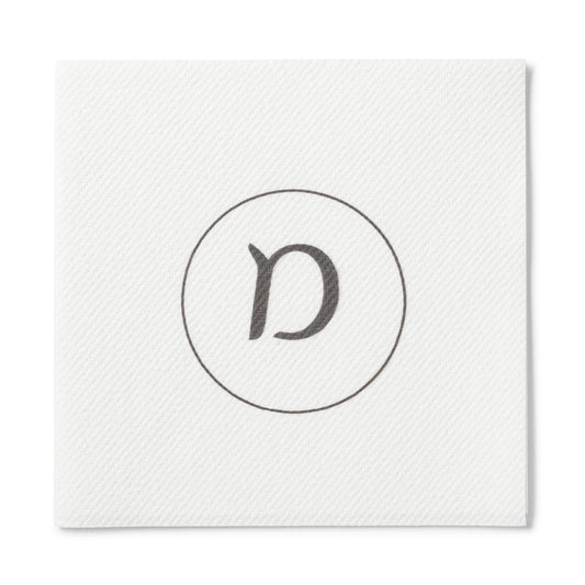 Hebrew Initial Napkin