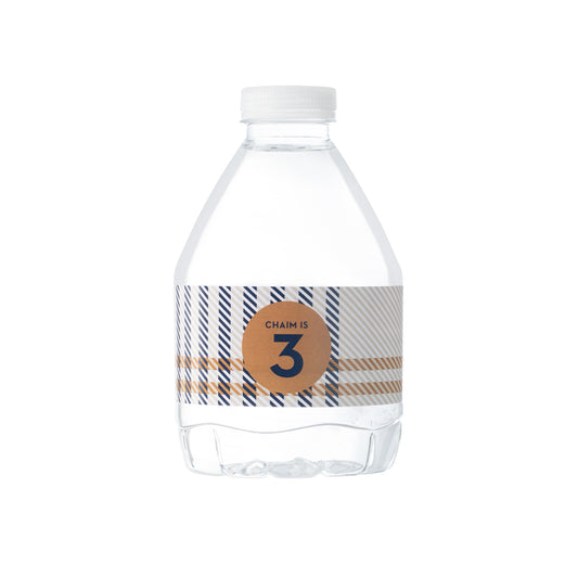 Tan Plaid Water