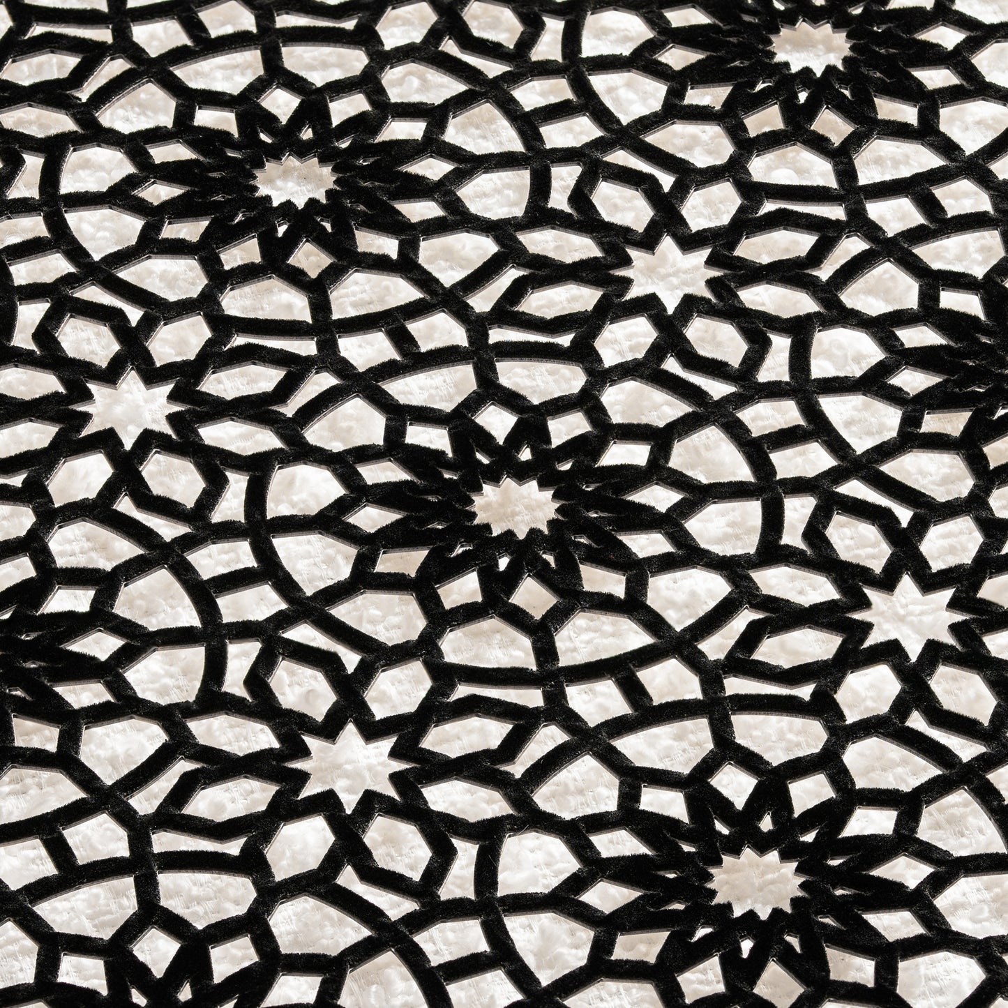 Velvet Lattice Set - Black