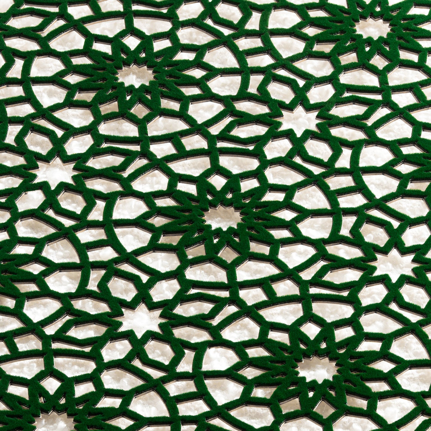 Velvet Lattice Set - Green