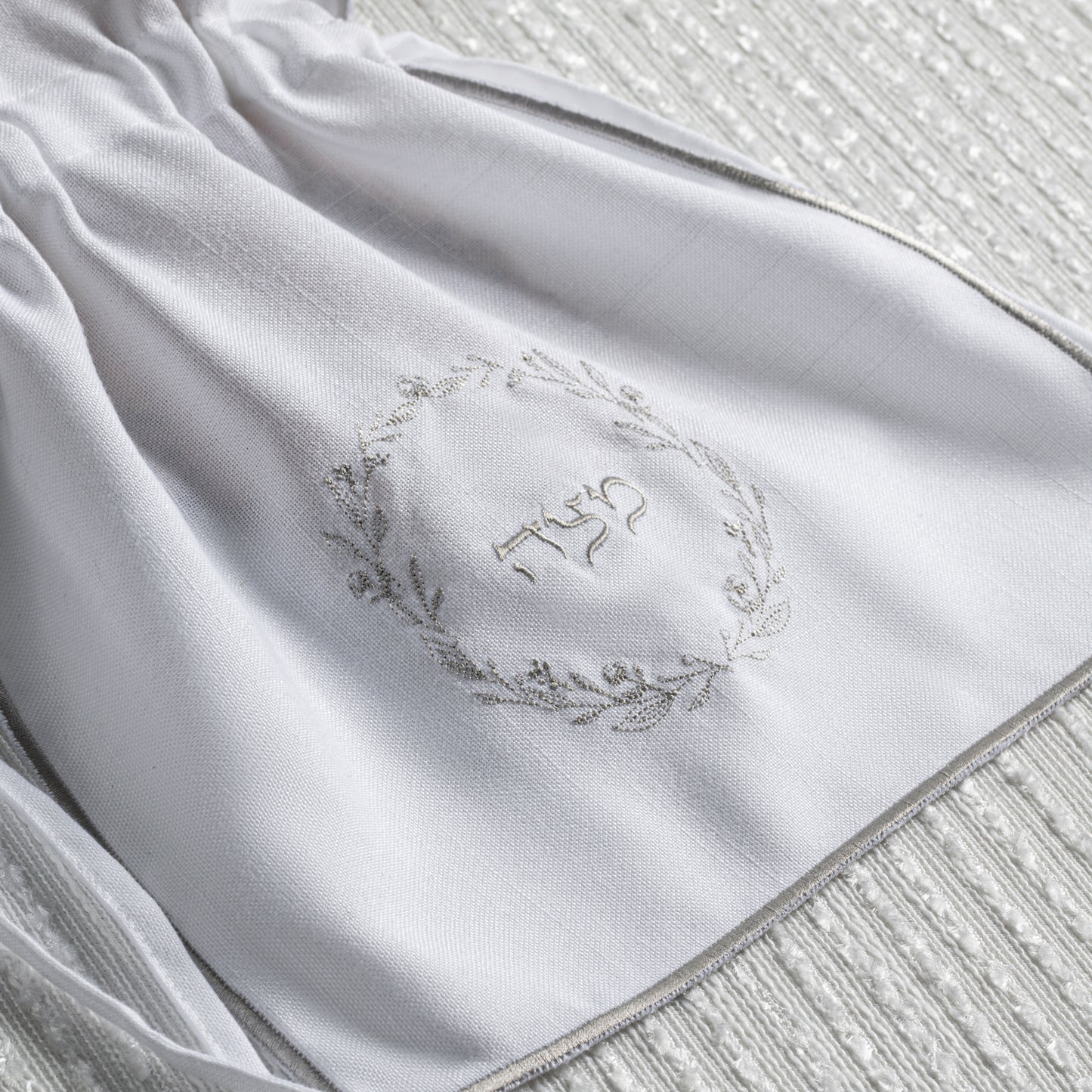 Classic Embroidered Set - Silver