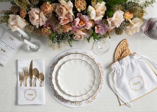 Classic Embroidered Set - Gold