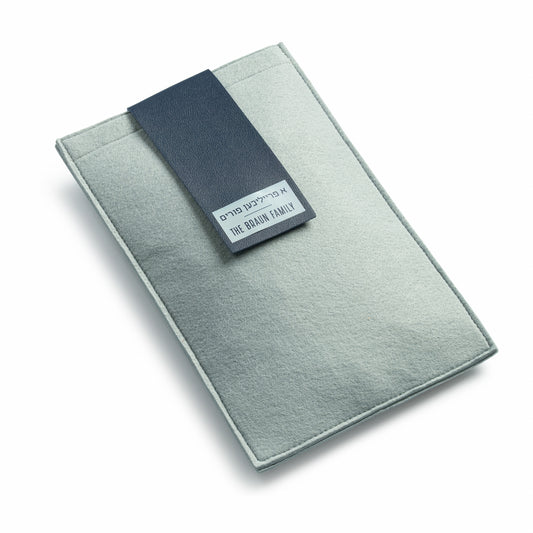 Light Blue Felt Pouch