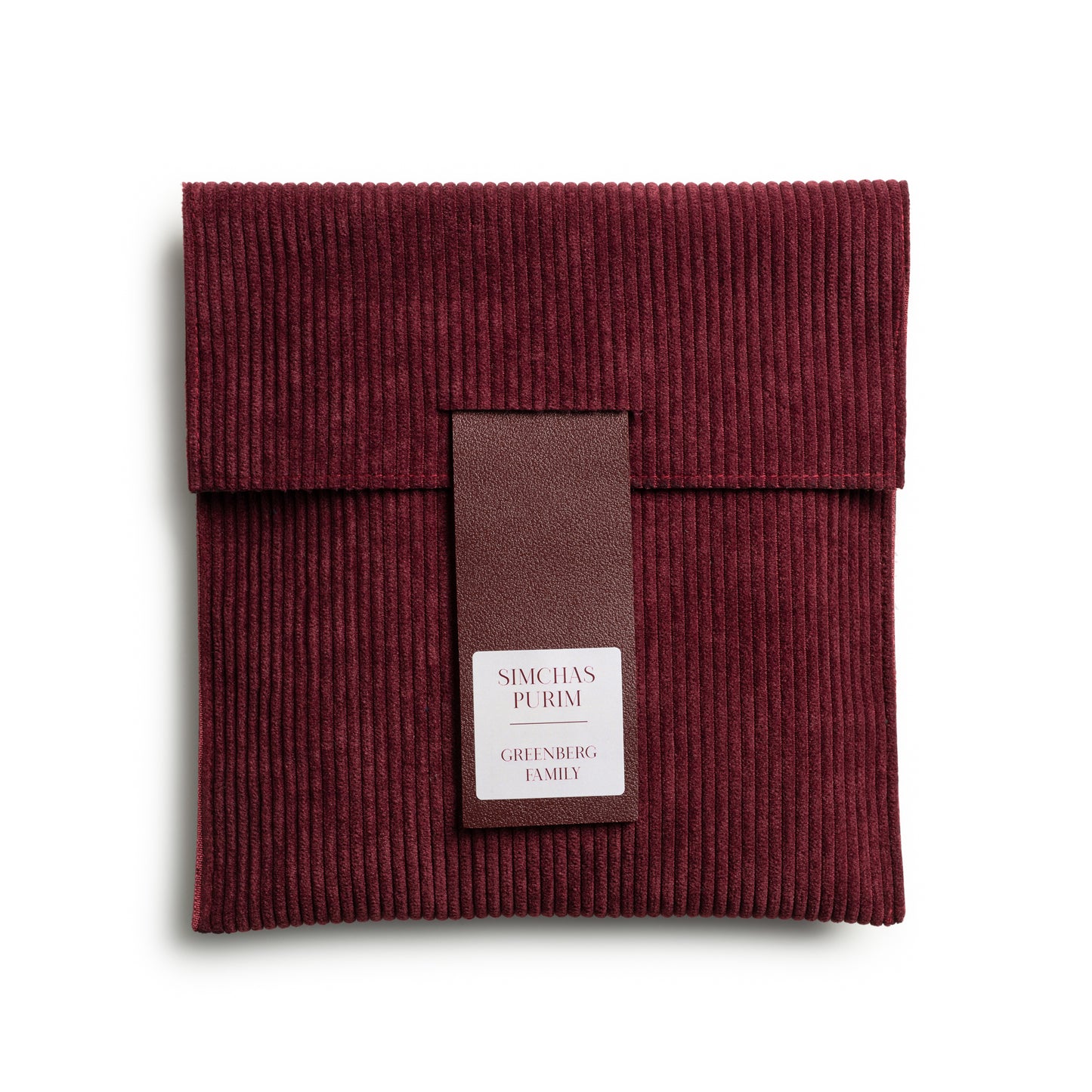 Maroon Corduroy Pocket