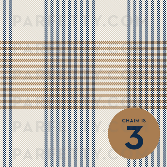 Tan Plaid Placemat