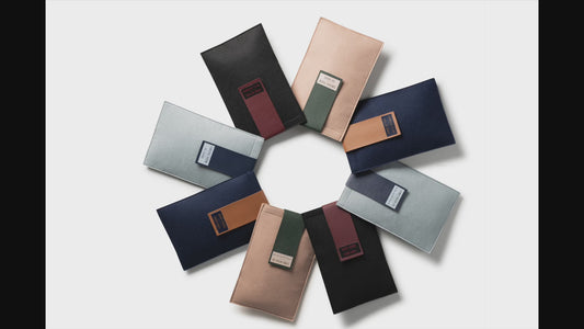 Light Blue Felt Pouch