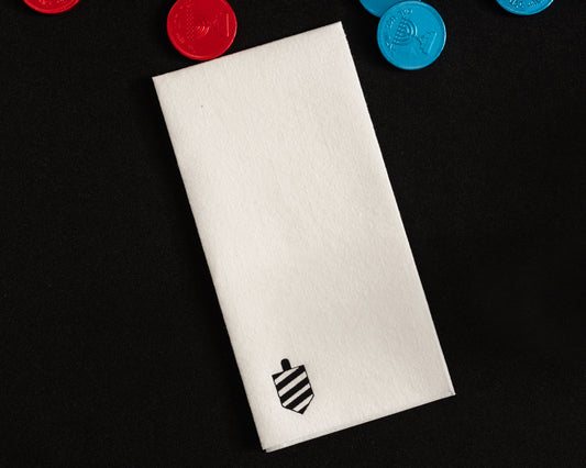 Geometric Dreidel Napkins